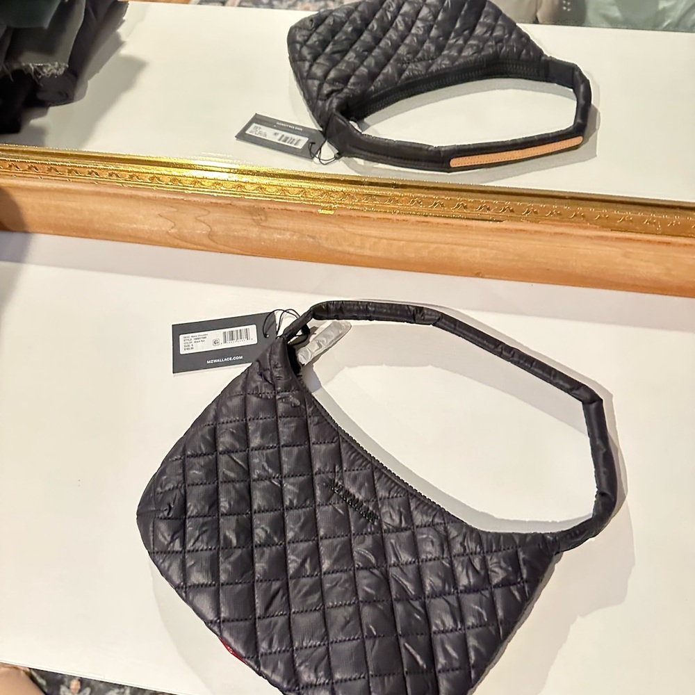MZ Wallace Black Metro Shoulder Bag